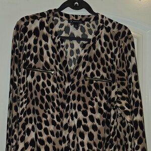 Leopard print blouse